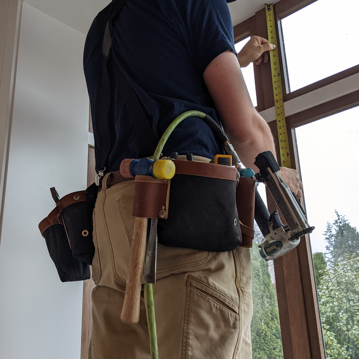 Trim Carpentry Tool Belt For Finish Carpenters and Cabinet